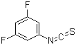 3,5-二氟苯基异硫氰酸酯分子结构 (CAS 302912-39-6)