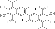 structure of CAS# 303-45-7, Gossypol