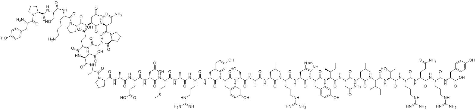 神经肽Y(29-64)分子结构 (CAS 303052-45-1)