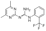 structure of CAS# 303094-67-9, 1-(4,6-二甲基嘧啶-2-基)-3-[2-(三氟甲基)苯基]胍
