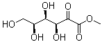 structure of CAS# 3031-98-9, 2-Keto-L-gulonic acid methyl ester