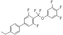 4-[二氟(3,4,5-三氟苯氧基)甲基]-4'-乙基-3,5-二氟-1,1'-联苯分子结构 (CAS 303186-19-8)