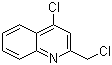 4-氯-2-(氯甲基)喹啉分子结构 (CAS 303224-88-6)
