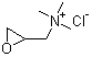 structure of CAS# 3033-77-0, 2,3-Epoxypropyltrimethylammonium chloride