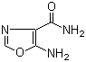 structure of CAS# 30380-27-9, 5-氨基恶唑-4-甲酰胺