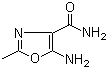 5-氨基-2-甲基-4-恶唑甲酰胺分子结构 (CAS 30380-28-0)