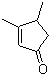 structure of CAS# 30434-64-1, 3,4-Dimethylcyclopent-2-enone
