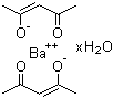 2,4-戊二酮钡水合物分子结构 (CAS 304695-31-6)