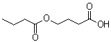 4-(1-氧代丁氧基)丁酸分子结构 (CAS 30470-15-6)