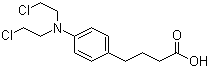 CAS # 305-03-3, Chlorambucil, 4-[Bis(2-chloroethyl)aminophenyl]butyric acid, 4-(p-(N,N-Di-2-chloroethyl)aminophenyl)butyric acid
