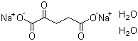 structure of CAS# 305-72-6, Disodium 2-oxoglutarate dihydrate