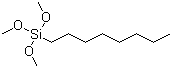 辛基三甲氧基硅烷分子结构 (CAS 3069-40-7)