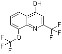 structure of CAS# 306935-26-2, 4-羟基-8-(三氟甲氧基)-2-(三氟甲基)喹啉