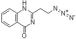 2-(2-叠氮基乙基)-4(1H)-喹唑啉酮分子结构 (CAS 306996-66-7)
