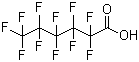 structure of CAS# 307-24-4, 十一氟己酸