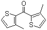 双(3-甲基-2-噻吩基)甲酮分子结构 (CAS 30717-55-6)