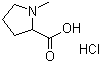 DL-1-甲基脯氨酸盐酸盐分子结构 (CAS 30727-22-1)