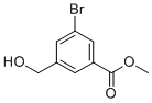structure of CAS# 307353-32-8, 5-Bromo-3-(hydroxymethyl)benzoic acid methyl ester
