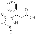 CAS 登录号：30741-72-1, 2,5-二氧代-4-苯基-4-咪唑烷丙酸