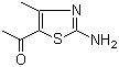 structure of CAS# 30748-47-1, 5-乙酰基-2-氨基-4-甲基噻唑