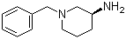 (S)-3-氨基-1-苄基哌啶分子结构 (CAS 307532-02-1)