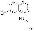 6-溴-N-2-丙烯-1-基-4-喹唑啉胺分子结构 (CAS 307538-42-7)