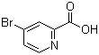 4-溴吡啶-2-羧酸分子结构 (CAS 30766-03-1)