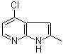 structure of CAS# 307951-53-7, 4-Chloro-2-methyl-1H-pyrrolo[2,3-b]pyridine