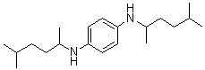 N,N'-二(1,4-二甲基戊基)-1,4-苯二胺分子结构 (CAS 3081-14-9)