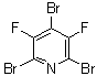 CAS # 30841-93-1, 2,4,6-Tribromo-3,5-difluoropyridine, 3,5-Difluoro-2,4,6-tribromopyridine