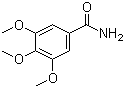 structure of CAS# 3086-62-2, 3,4,5-三甲氧基苯甲酰胺