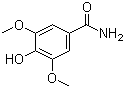 structure of CAS# 3086-72-4, 3,5-二甲氧基-4-羟基苯甲酰胺