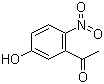 structure of CAS# 30879-49-3, 2'-硝基-5'-羟基苯乙酮