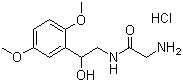 structure of CAS# 3092-17-9, 盐酸米多君