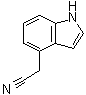structure of CAS# 30933-66-5, 1H-Indole-4-acetonitrile