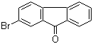 2-溴-9-芴酮分子结构 (CAS 3096-56-8)