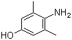 structure of CAS# 3096-70-6, 3,5-二甲基-4-氨基苯酚