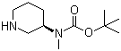 CAS # 309962-67-2, Methyl(3R)-3-piperidinylcarbamic acid tert-butyl ester