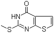 CAS 登录号：309976-36-1, 2-(甲硫基)噻吩并[2,3-d]嘧啶-4(3H)-酮