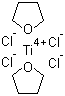 双(四氢呋喃)四氯钛分子结构 (CAS 31011-57-1)