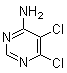 structure of CAS# 310400-38-5, 5,6-Dichloropyrimidin-4-amine