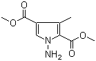1-氨基-3-甲基吡咯-2,4-二羧酸二甲酯分子结构 (CAS 310431-26-6)