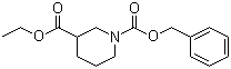 哌啶-1,3-二甲酸 1-苄酯 3-乙酯分子结构 (CAS 310454-53-6)