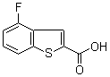 4-氟苯并噻吩-2-甲酸分子结构 (CAS 310466-37-6)