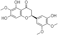 structure of CAS# 310888-07-4, 5,7,3'-Trihydroxy-6,4',5'-trimethoxyflavanone