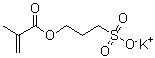 structure of CAS# 31098-21-2, 3-磺基丙基异丁烯酸酯钾盐