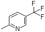 2-甲基-5-(三氟甲基)吡啶分子结构 (CAS 31181-54-1)