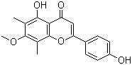 CAS 登录号：3122-87-0, Sideroxylin, 4',5-二羟基-7-甲氧基-6,8-二甲基黄酮