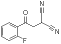 CAS 登录号：312307-38-3, 2-[2-(2-氟苯基)-2-氧代乙基]丙二腈