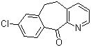 structure of CAS# 31251-41-9, 8-Chloro-5,6-dihydro-11H-benzo[5,6]cyclohepta[1,2-b]pyridin-11-one